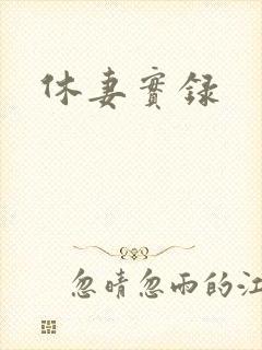 休妻实录封面