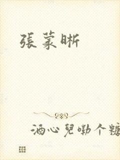 张蒙晰封面