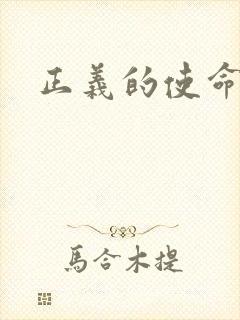 正义的使命小说