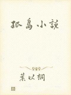 孤岛小说封面