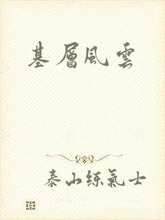 基层风云封面