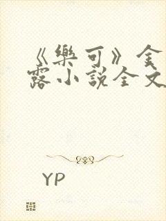 《乐可》金银花露小说全文免费阅读封面