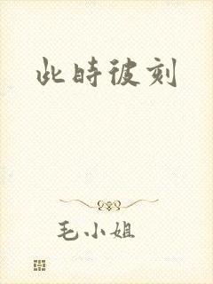 此时彼刻封面