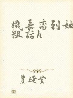 机长脔到她哭h粗话h