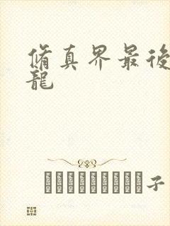 修真界最后一条龙
