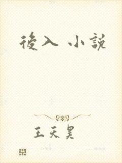 后入 小说封面