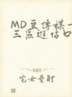 MD豆传媒一二三区进站口