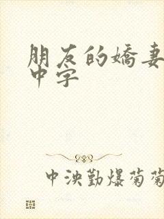 朋友的娇妻hd中字