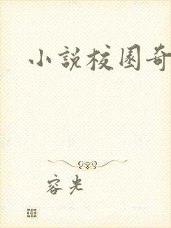 小说校园奇侠封面