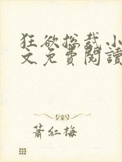 狂欲总裁小说全文免费阅读