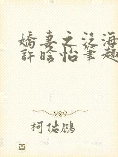 娇妻之泛海之舟许晗怡笔趣阁
