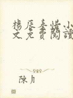 杨辰秦惜小说全文免费阅读完整版