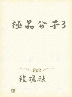 极品公子3封面