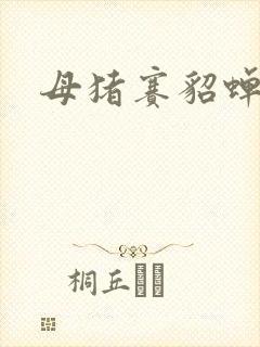 母猪赛貂蝉