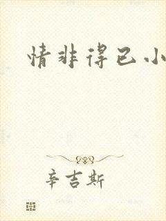 情非得已小说