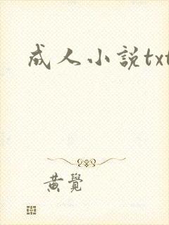 成人小说txt