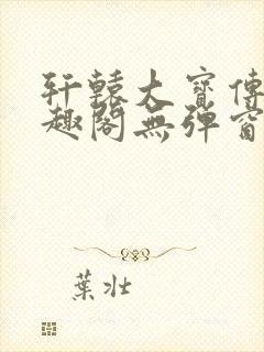 轩辕大宝传奇笔趣阁无弹窗