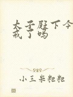 太子殿下今天破戒了吗