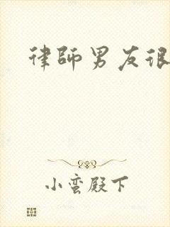 律师男友很难撩封面