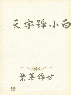 天字号小白脸