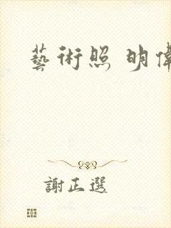 艺术照 明伟封面