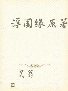 浮图缘原著小说封面