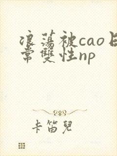 浪荡被cao日常双性np