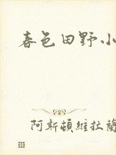 春色田野小说封面