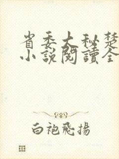 省委大秘楚东恒小说阅读全文封面