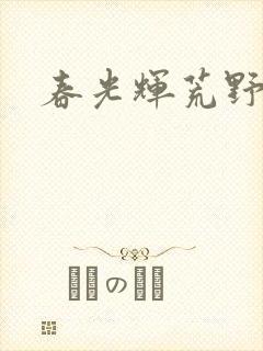 春光辉荒野