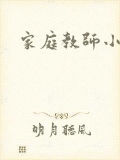 家庭教师小说封面