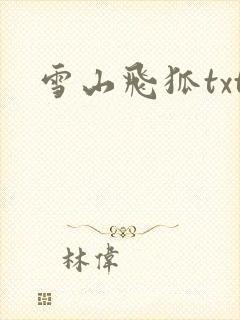 雪山飞狐txt
