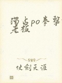 独占po拳击馆老板