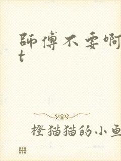 师傅不要啊txt