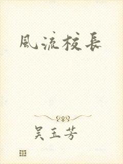 风流校长封面