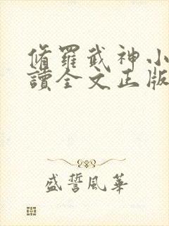 修罗武神小说阅读全文正版