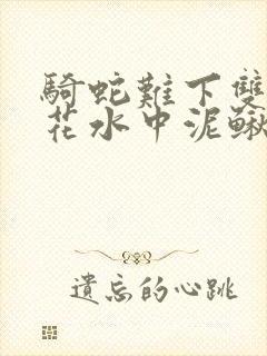 骑蛇难下双金银花水中泥鳅双男主