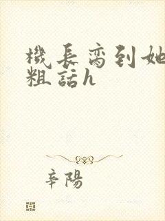 机长脔到她哭h粗话h