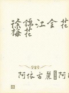 徐锦江金花瓶楷梅花封面