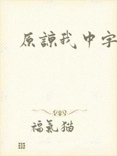 原谅我中字