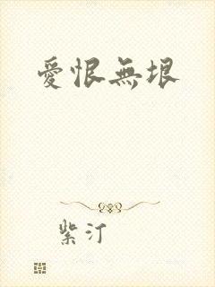 爱恨无垠封面