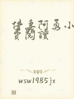 借妻阿勇小说免费阅读