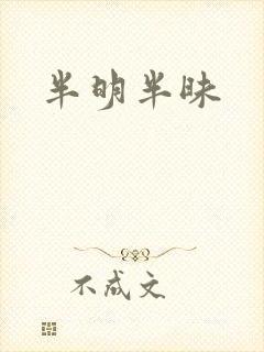 半明半昧