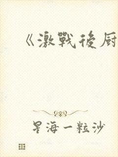 《激战后厨6》封面