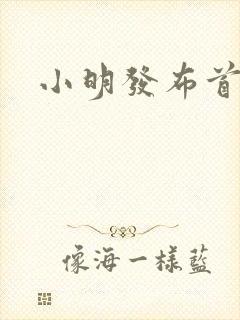 小明发布首页封面