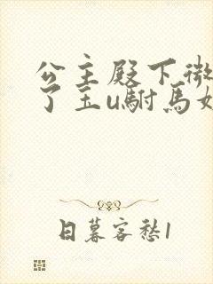 公主殿下微臣馋了玉u驸马姓傅