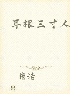 耳根三寸人间