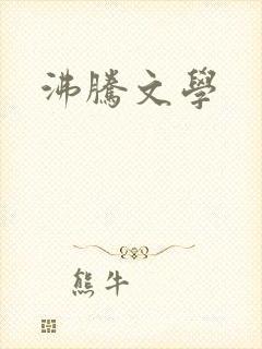 沸腾文学封面
