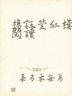 杨钰莹红楼全文阅读