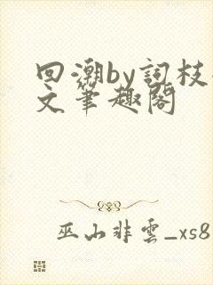 回潮by词枝全文笔趣阁封面